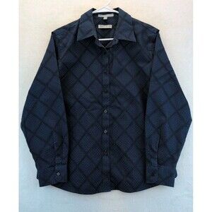 Pendelton Petite Long sleeve Button up Diamond Plaid Shirt Womens Size 12P